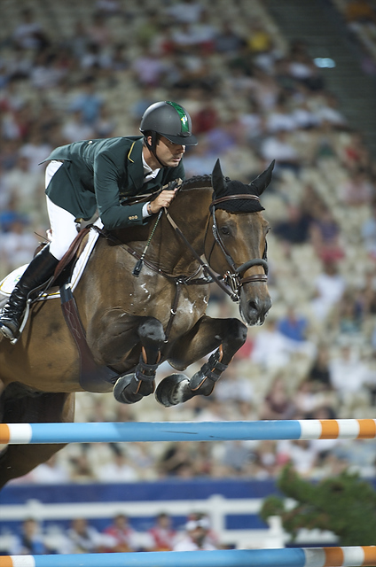 Rodrigo Pessoa riding Rufus – Individuals also had to complete the two rounds of the team competition in order to qualify for Thursday's final